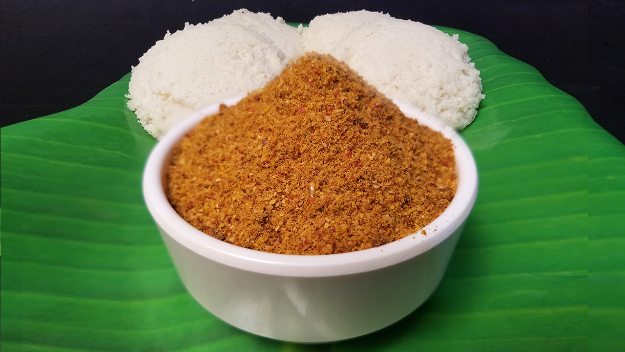 Idly Karam Podi idli Karam Podi Recipe in Telugu by Hyderabadi Ruchulu