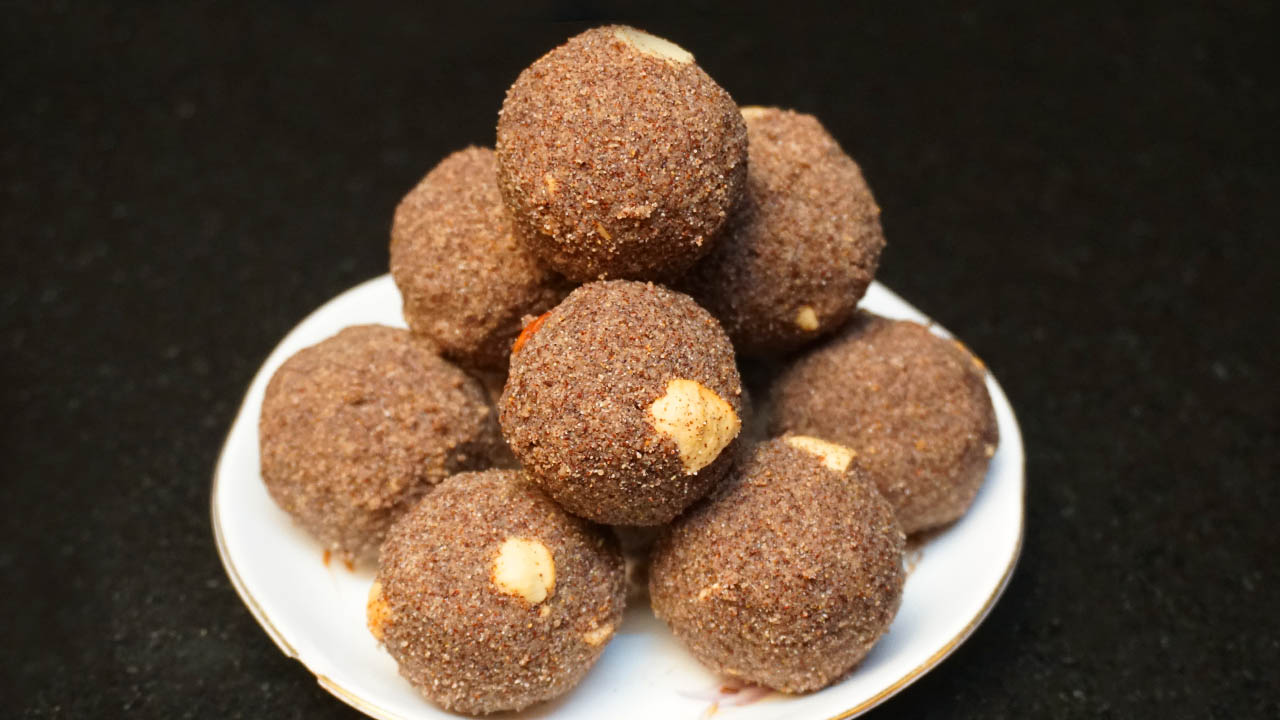 Ragi Laddu Finger Millets Laddu Recipe Hyderabadi Ruchulu