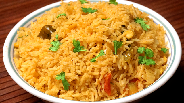 How to make masala rice in telugu