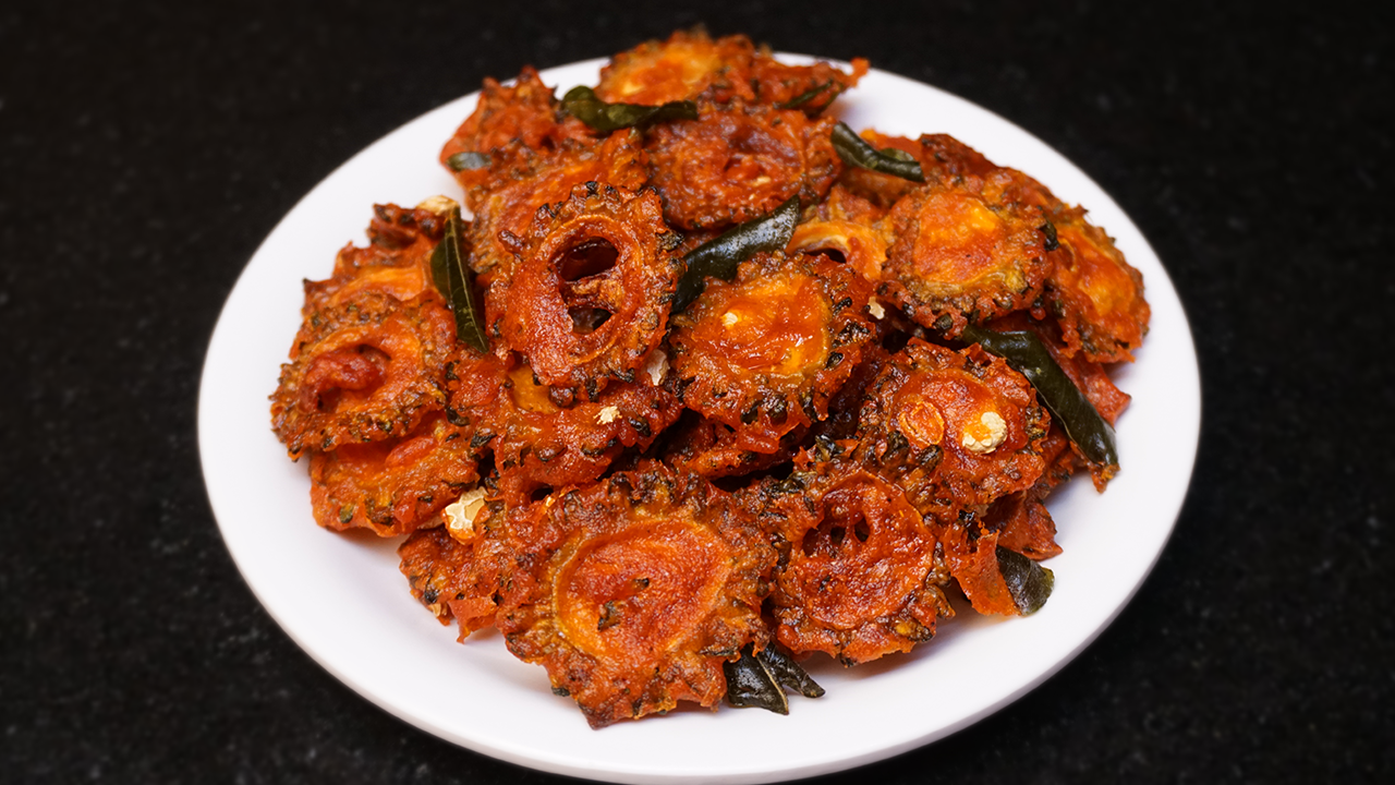 Bitter gourd chips Recipe How to make Bitter Gourd Chips at Home