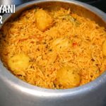 Aloo Biryani in Cooker