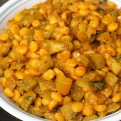 Beerakaya Masala Senagapappu Curry