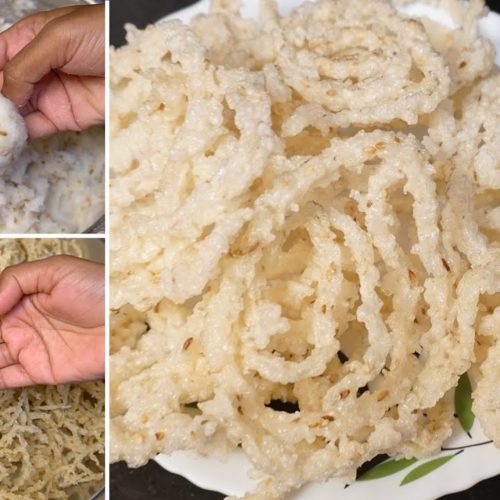 Biyyam Vadiyalu Recipe in Telugu Rice Vadiyalu Preparation at Home