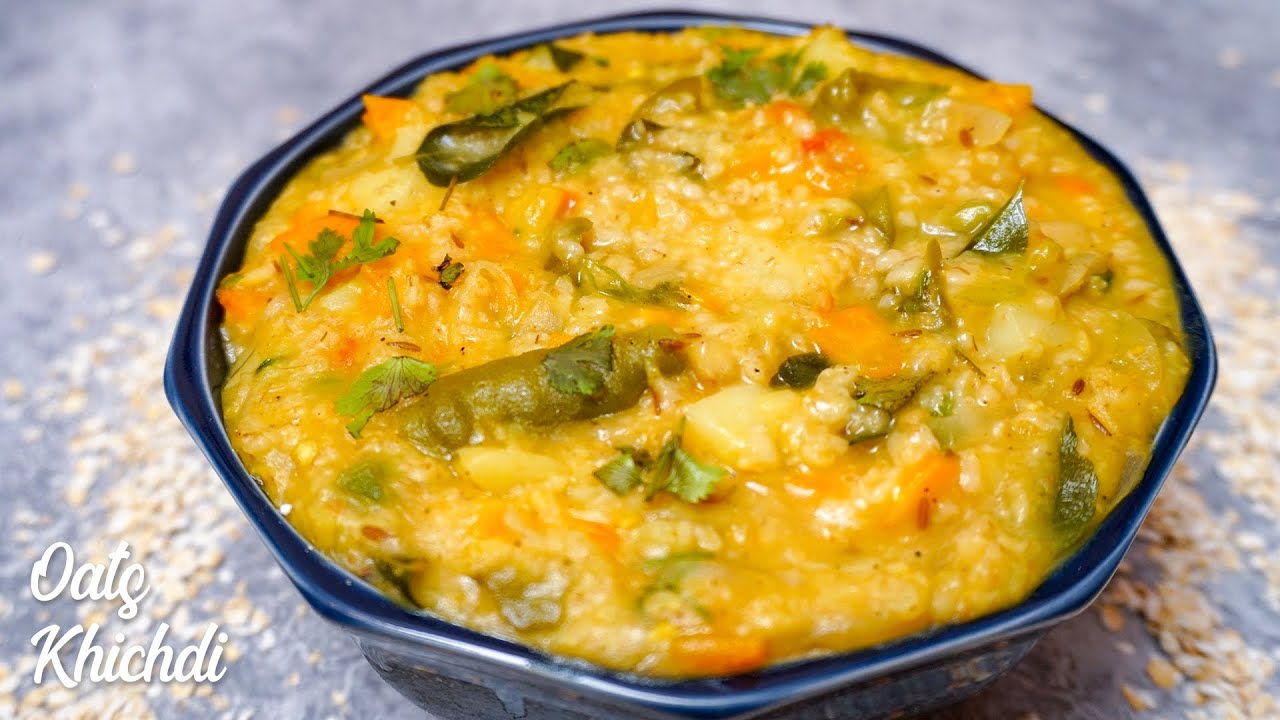 Oats Khichdi Hyderabadi Ruchulu