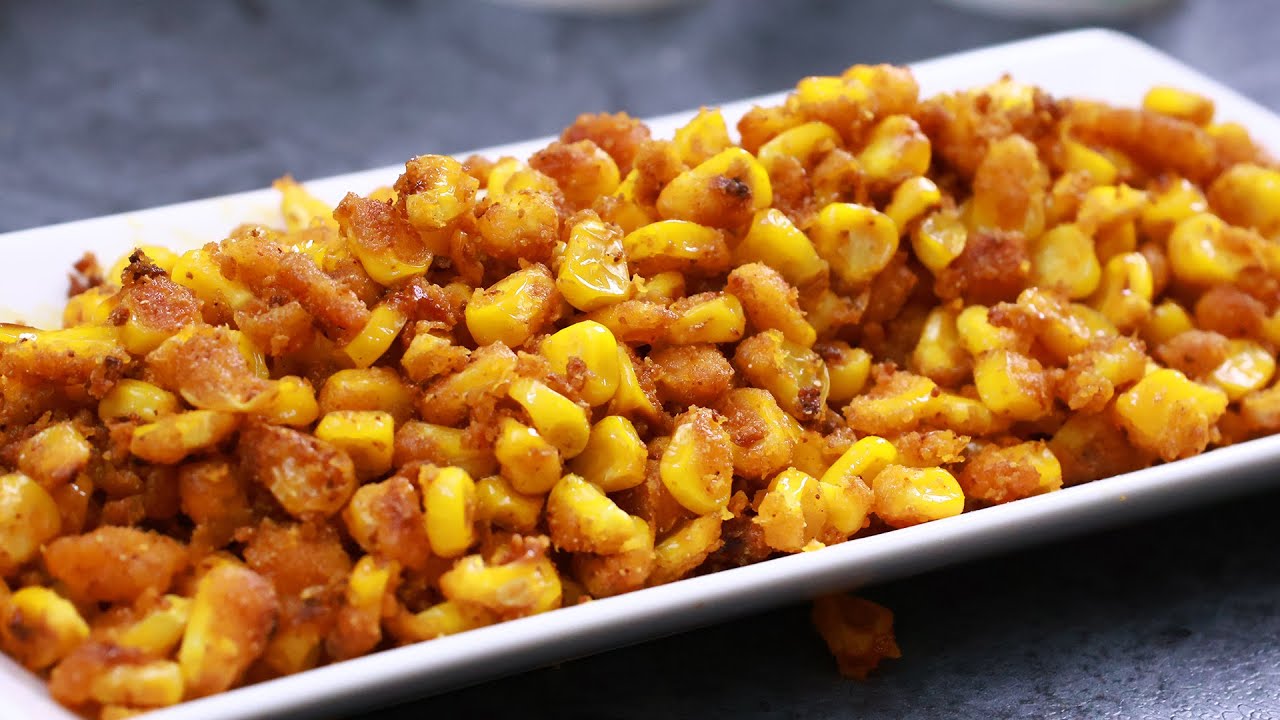 Healthy Crispy Corn Hyderabadi Ruchulu
